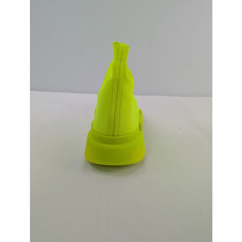 Balenciaga o1rshd1 Speed 2.0 Recycled Knit Sneakers in Fluo Yellow Size US 11 / EU 44 - 15 Thumbnail