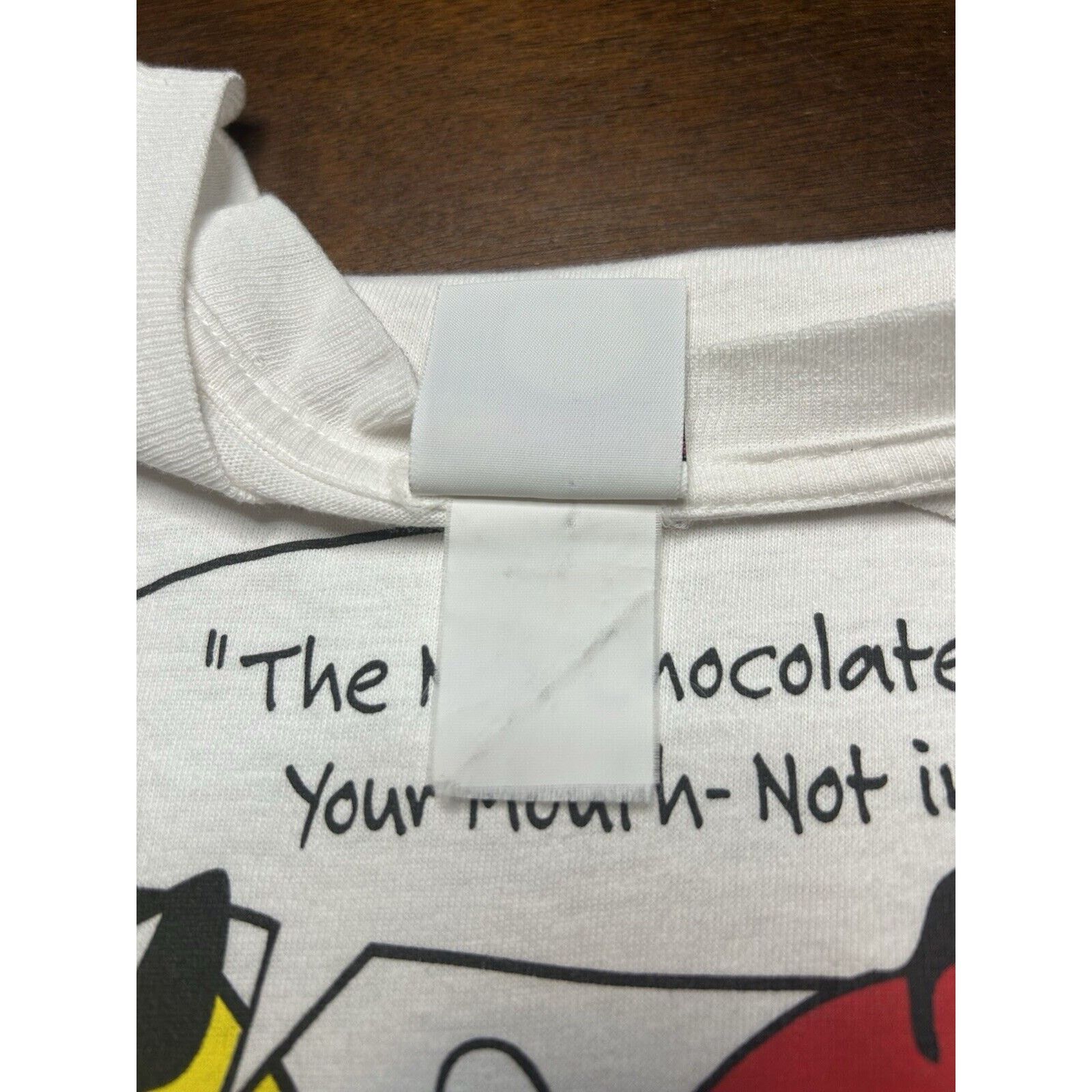 Vintage VTG 80s/90s Mars Inc. M&Ms Melts In Your Mouth Shirt Sz L/XL Size US XL / EU 56 / 4 - 4 Thumbnail