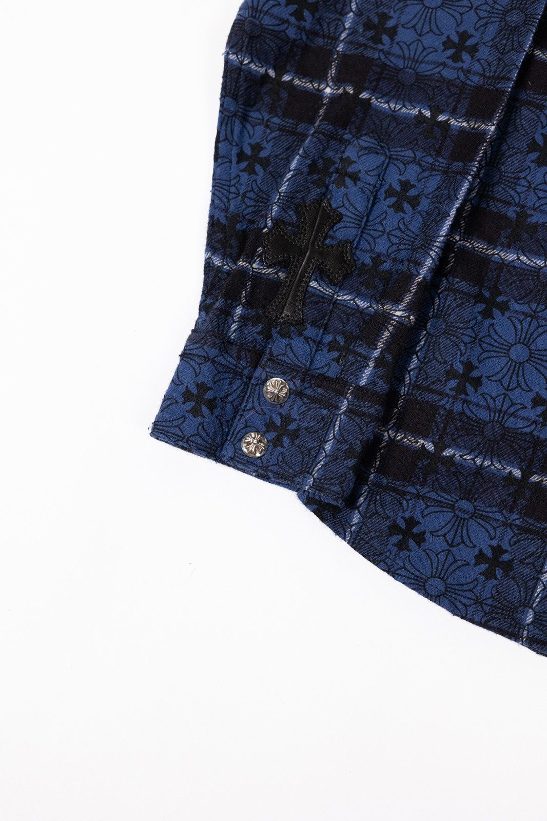 Chrome Hearts Chrome Hearts KIDS Cross Patch Flannel Shirt Size XXS / US 00 / IT 34 - 3 Thumbnail