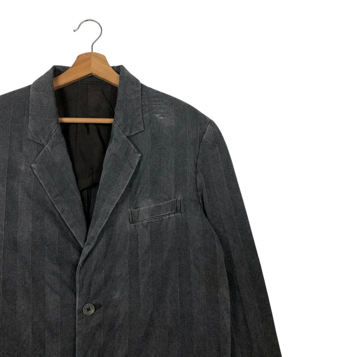 Yohji Yamamoto 🔥VINTAGE HICKORY CHORE WORKER JACKET Y’S FOR MEN STRIPED Size US M / EU 48-50 / 2 - 9 Thumbnail