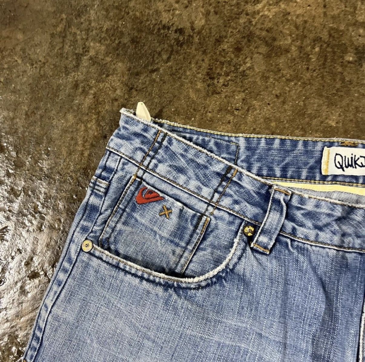 Quiksilver Vintage Y2K extra baggy Quiksilver Quikjean denim Size US 36 / EU 52 - 6 Thumbnail