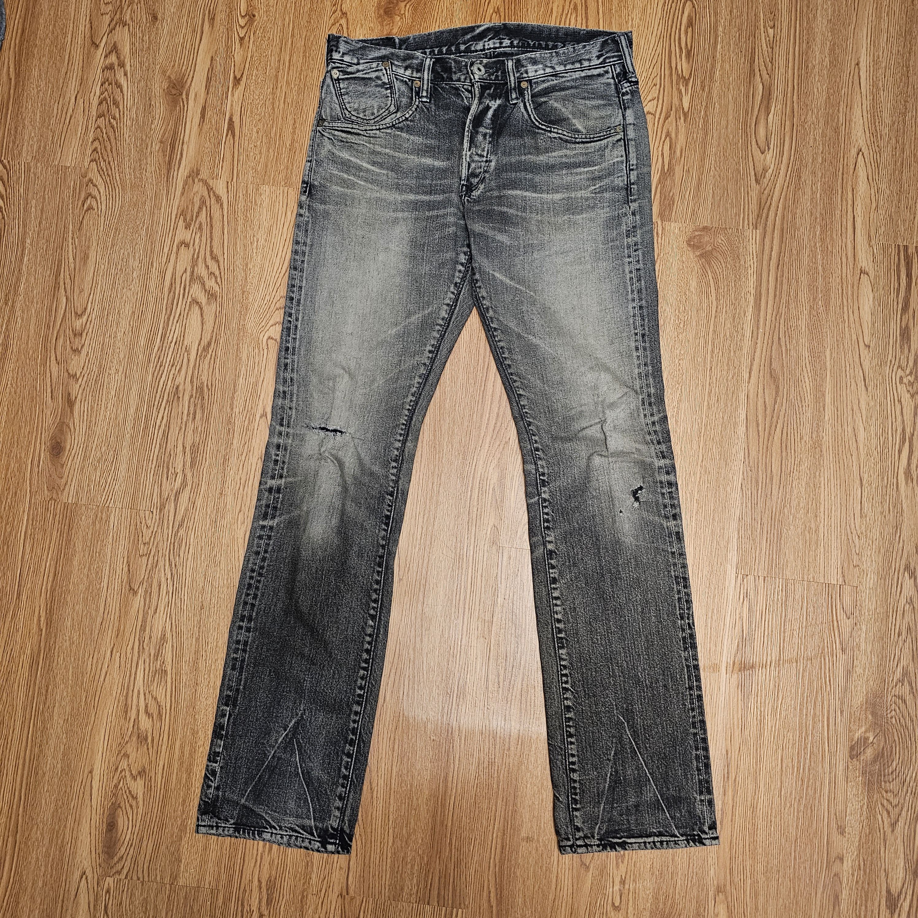 Markaware Vintage Mark a Japan Distressed Selvedge Jeans Size US 34 / EU 50 - 1 Thumbnail