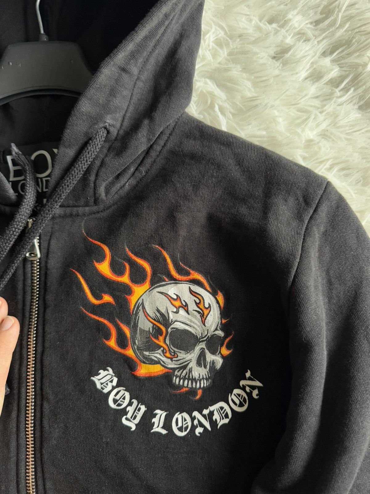 Boy London Boy London Rare Skull Goth Racing Zip Hoodie Size US XS / EU 42 / 0 - 6 Thumbnail