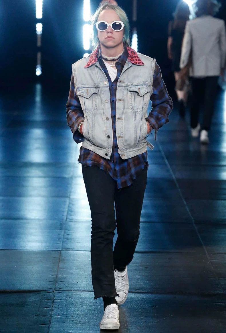 Saint Laurent Paris Saint Laurent Paris size 38 16 SS Gradient Plaid Shirt 250 Size US M / EU 48-50 / 2 - 5 Thumbnail