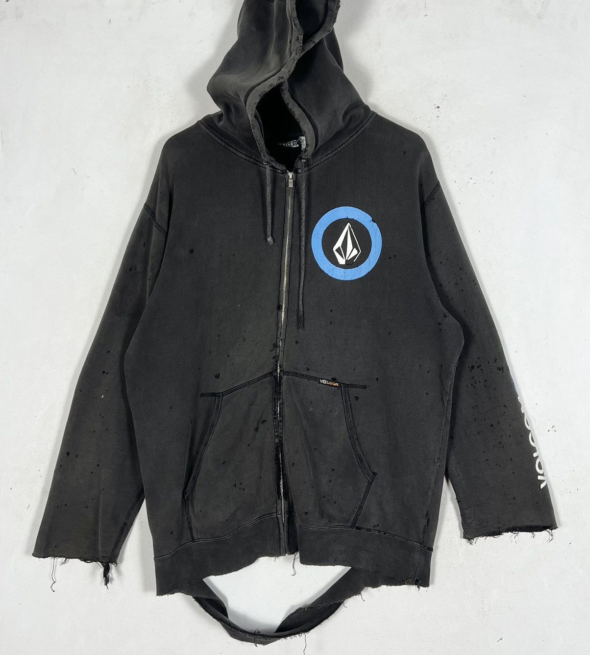 Volcom Vintage Distressed Volcom Hoodie Size US L / EU 52-54 / 3 - 1 Thumbnail