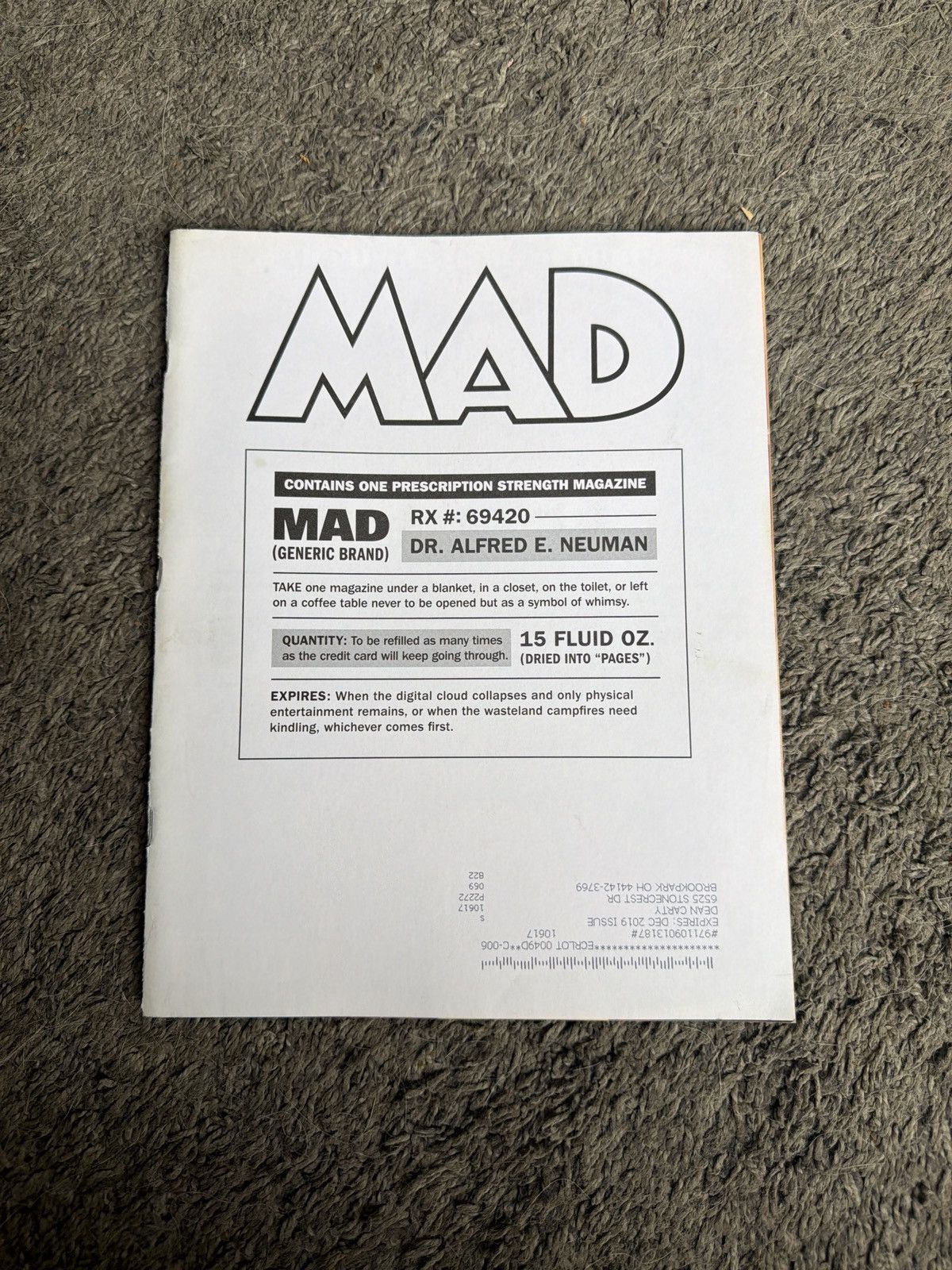 Hypebeast 2019 Mad Magazine No. 8 Size ONE SIZE - 1 Thumbnail