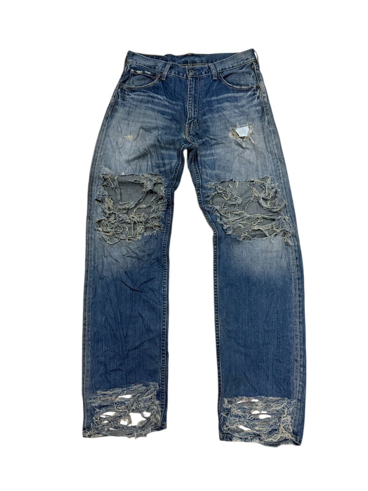 Levi's LEVI’S 503 KURT COBAIN GRUNGE DISTRESSED JEANS Size US 33 - 1 Thumbnail