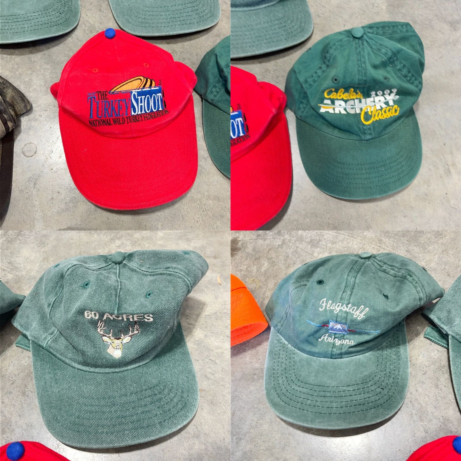 Vintage VINTAGE Camo Hat Lot Snapback Strap Back Cap Fishing Advertising Deer 80s 90s Mens Size ONE SIZE - 9 Thumbnail
