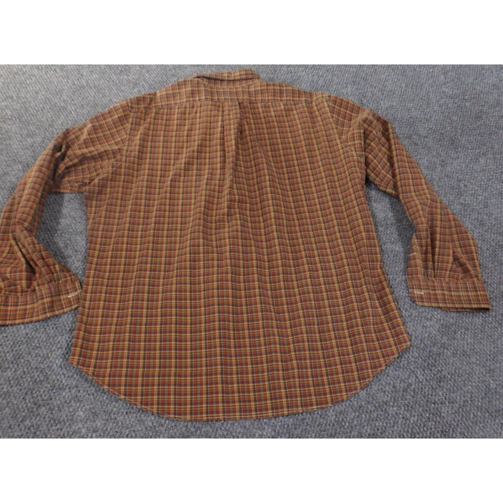 Ralph Lauren Ralph Lauren shirt Mens XL classic orange plaid button up pony cotton preppy Size US XL / EU 56 / 4 - 7 Thumbnail