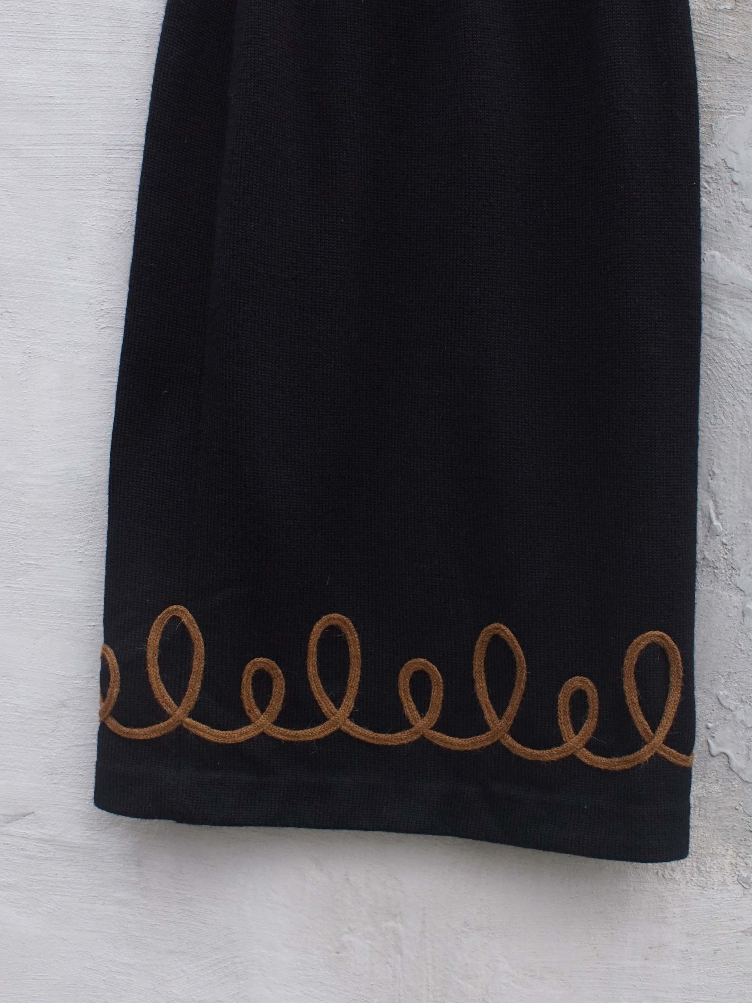 Balenciaga *NoTariff 90s Balenciaga Knit Skirt Size 28" / US 6 / IT 42 - 3 Thumbnail