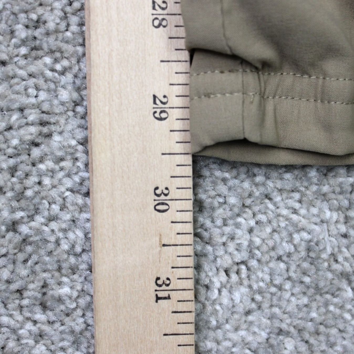Eddie Bauer Eddie Bauer Mens Pants 34x30 Beige Fleece Lined Cargo Pocket 5-Pocket Stretch Nylon Cotton Travex Regular Straight Womens? Size US 34 / EU 50 - 3 Thumbnail