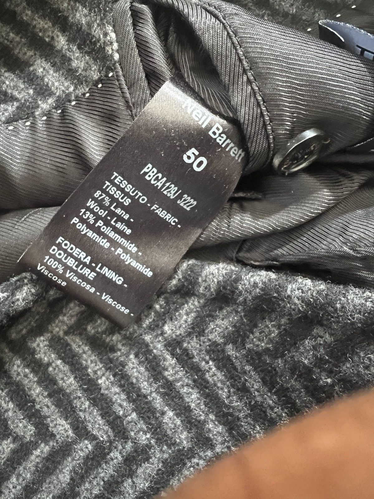 Neil Barrett Neil Barrett Ombre Herringbone Overcoat Size US M / EU 48-50 / 2 - 9 Thumbnail