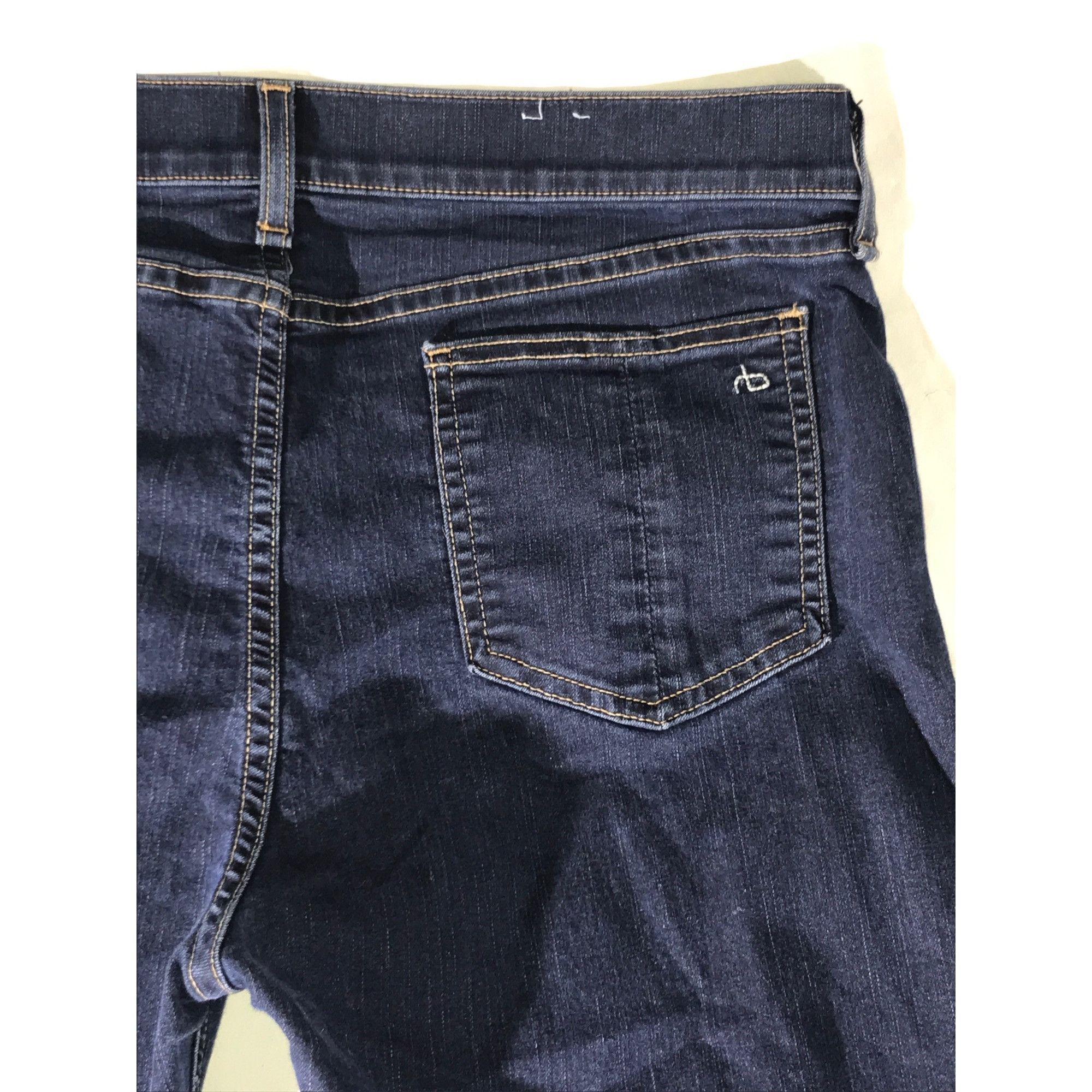Rag & Bone Rag & Bone Women's Marlowe Blue Slim Fit Capri Je Size 32" / US 10 / IT 46 - 3 Thumbnail
