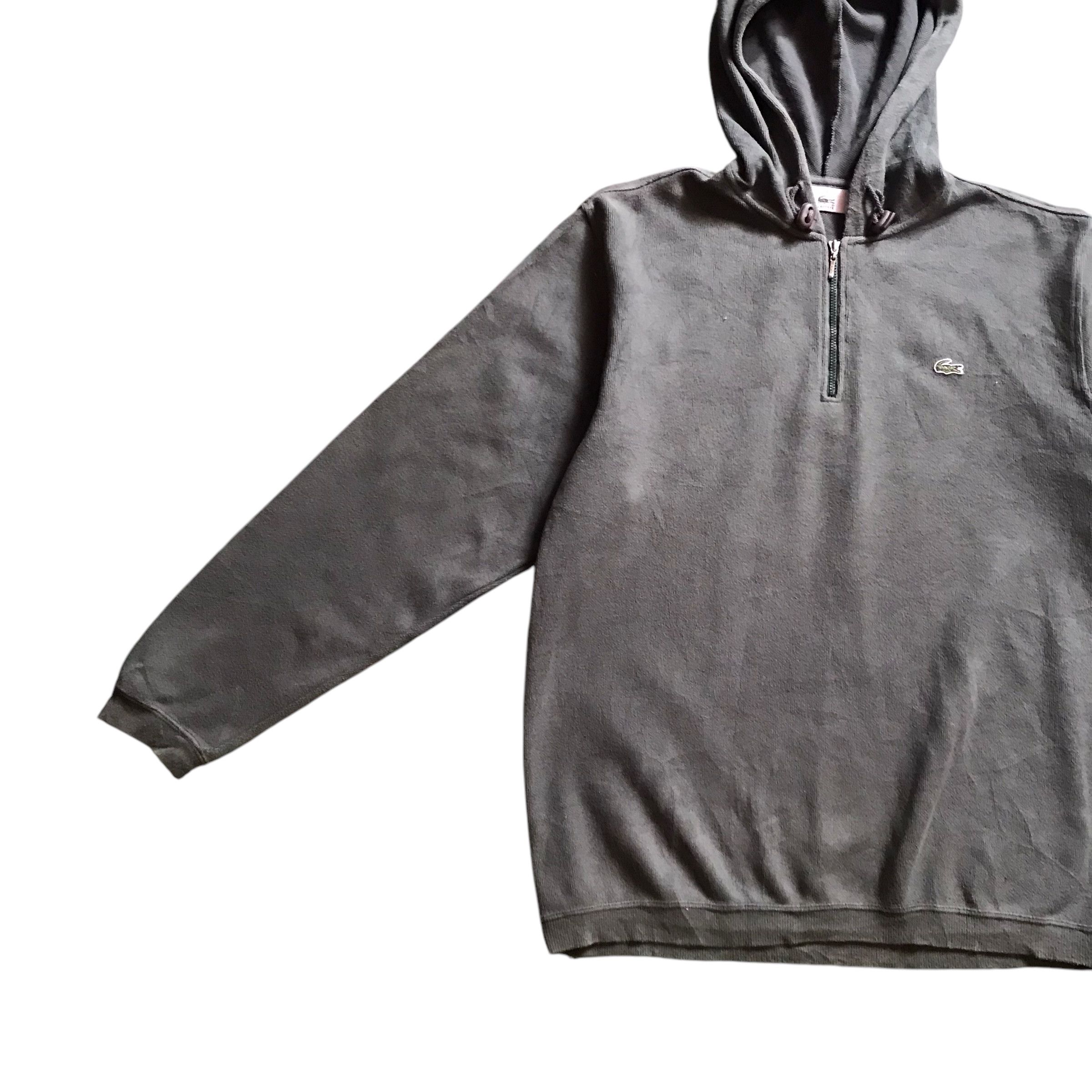 Lacoste Vintage Lacoste Half Zipper Hoodie Size US M / EU 48-50 / 2 - 4 Thumbnail