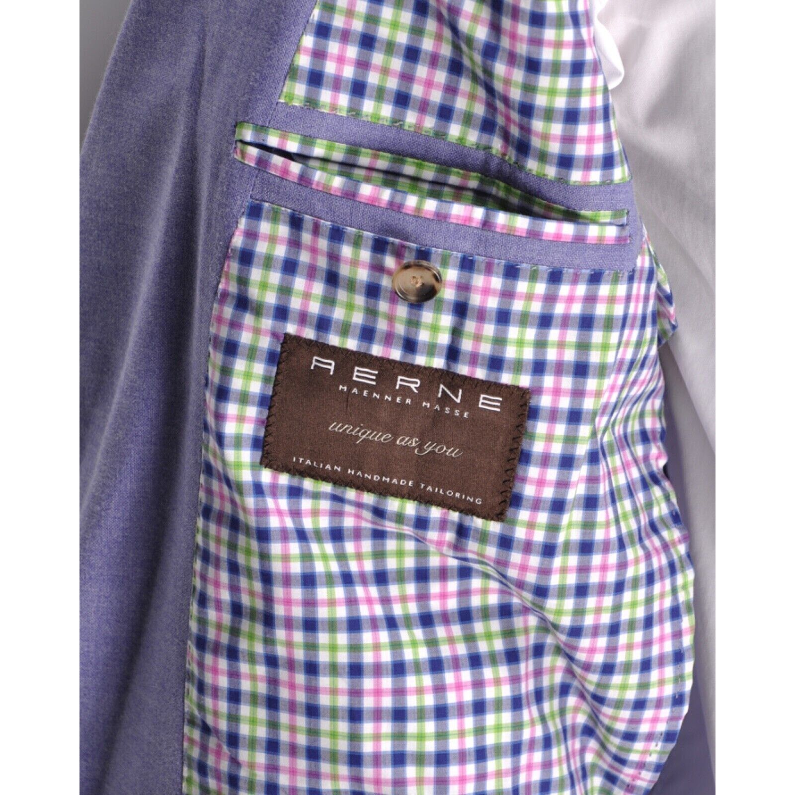 Other Men AERNE MAENNER MASSE HANDMADE Bespoke Blazer Jacket EU 52 Size 52R - 8 Thumbnail