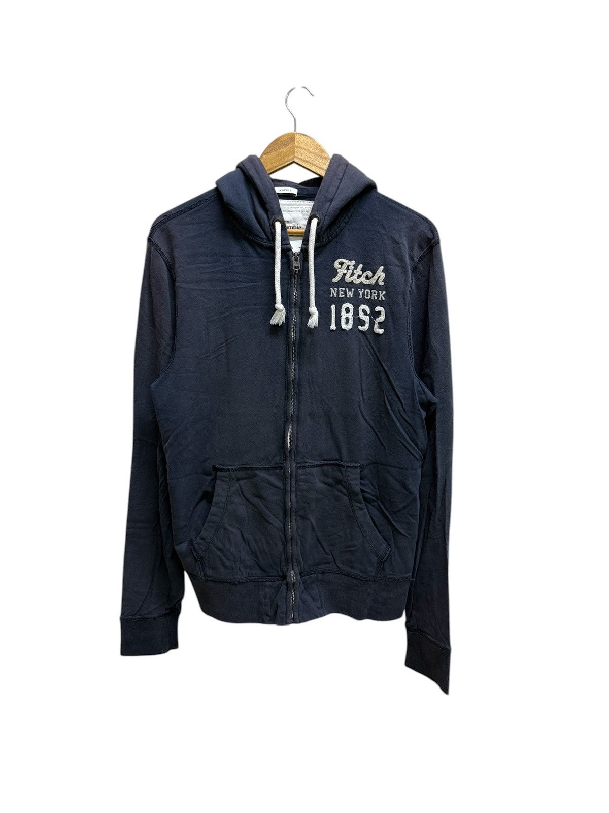 Abercrombie & Fitch Vintage Abercrombie&Fitch Zip Up Swester Hoodie Size US M / EU 48-50 / 2 - 1 Thumbnail