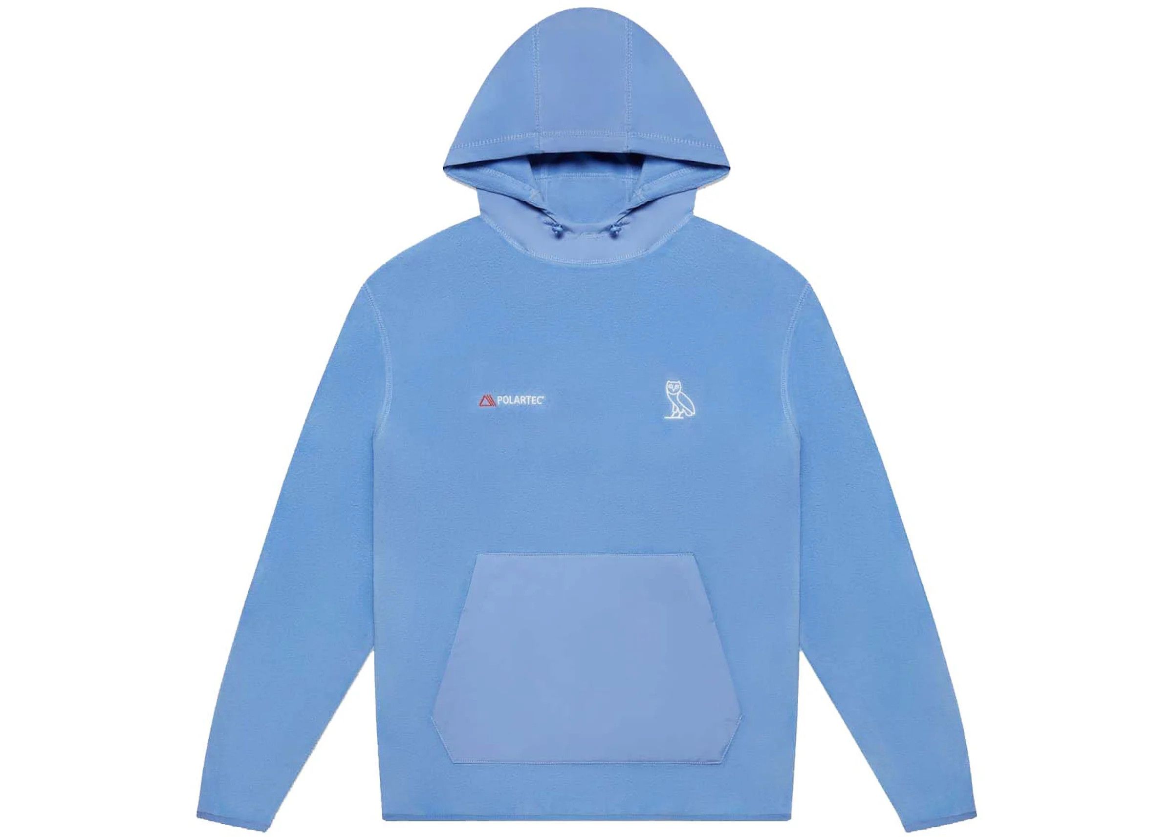 Drake *RARE* OVO Polartec Thermal Pro Microfleece Hoodie Blue Size US XL / EU 56 / 4 - 1 Thumbnail
