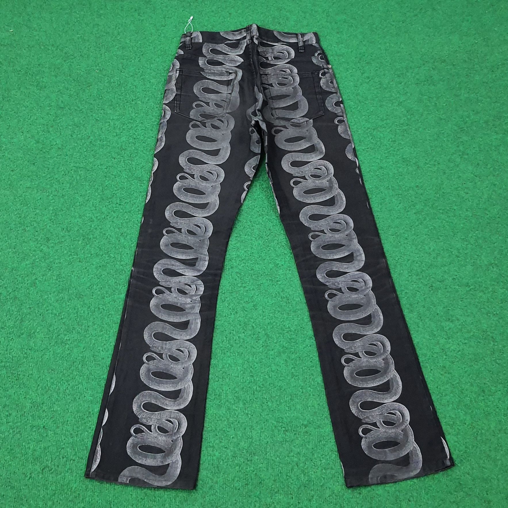 Hysteric Glamour Vintage Hystric Glamour Snake Motif Graphic Denim C265N11 Size 25" / US 0 / IT 36 - 3 Thumbnail