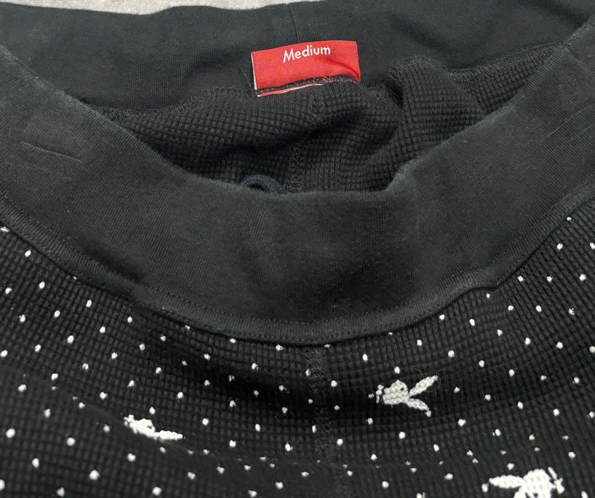 Playboy × Supreme Supreme Playboy Waffle Thermal Pant Black (FW17) Size US 32 / EU 48 - 4 Thumbnail