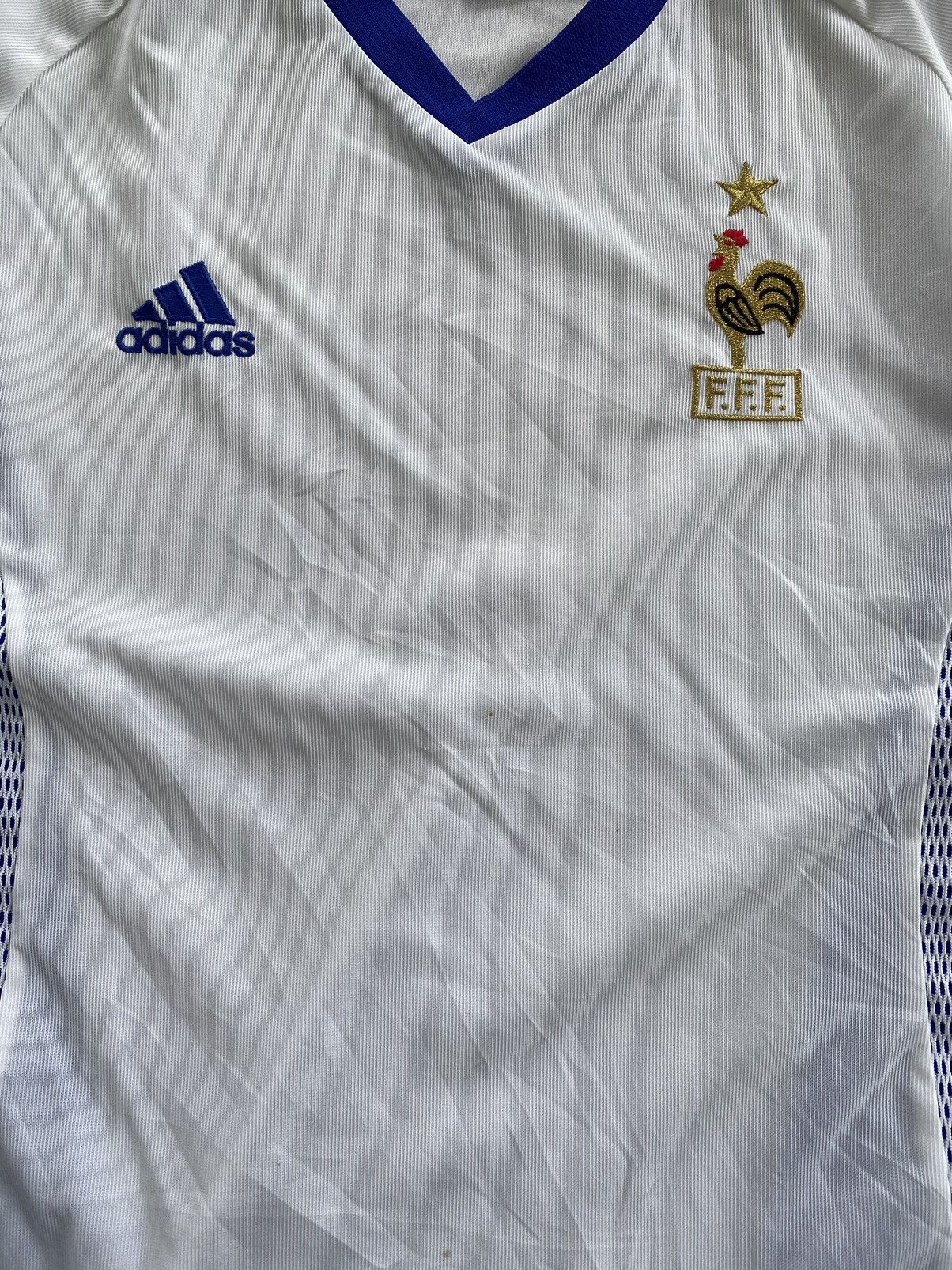 Adidas VINTAGE ADIDAS FRANCE JERSEY Size US L / EU 52-54 / 3 - 2 Thumbnail