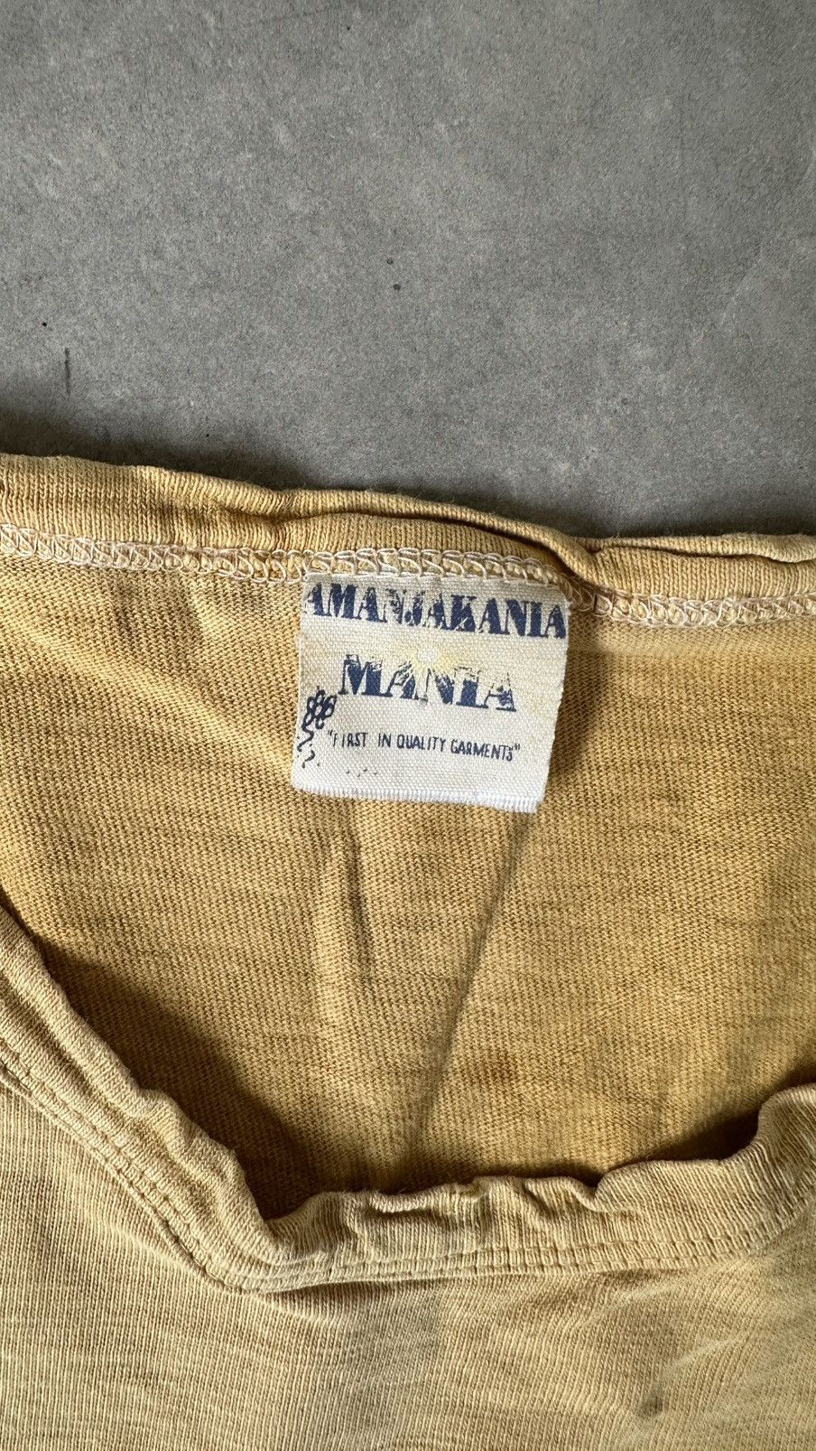 Japanese Brand VINTAGE AMANJAKANIA MANIA BASIC TEE Size US M / EU 48-50 / 2 - 5 Thumbnail