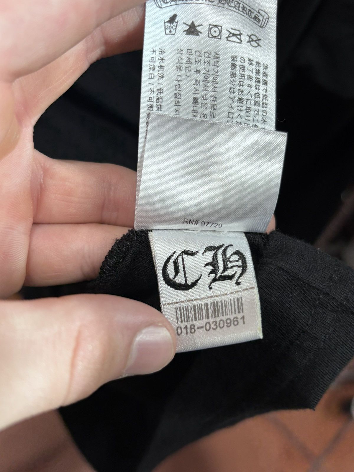 Chrome Hearts Chrome Hearts Neck Logo Black Tee Size US XXL / EU 58 / 5 - 11 Thumbnail
