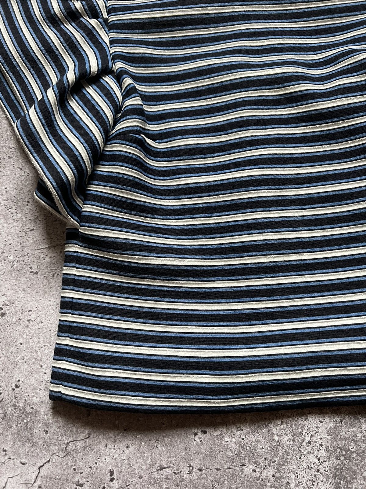 MSGM MSGM Milano Striped Ruffle Short Sleeve Top Size M / US 6-8 / IT 42-44 - 4 Thumbnail