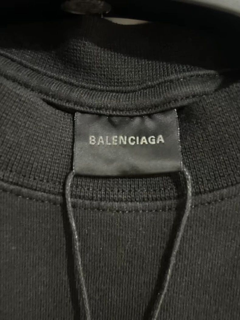 Balenciaga Balenciaga 3M Reflective Letter Print Short Sleeve T-Shirt Size US L / EU 52-54 / 3 - 3 Thumbnail