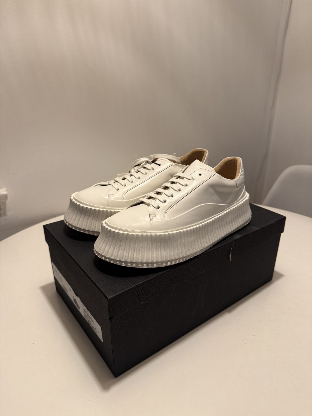 Jil Sander Jill Sander Leather Sneaker Size US 8 / IT 38 - 1 Thumbnail