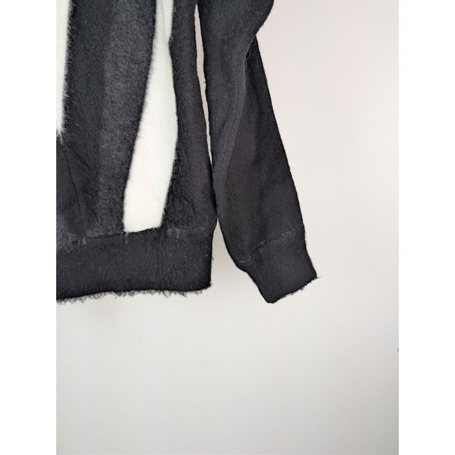 Saint Laurent Paris o1rshd1 555 / Laine Chevron Pull Knitwear in Naturel / Noir Size US M / EU 48-50 / 2 - 12 Thumbnail