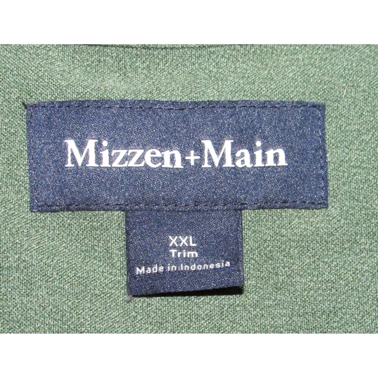 Mizzen+Main MIZZEN + MAIN Green City Flannel Long Sleeve Button Down Shirt XXL Mens XXL Green City Flannel Long Sleeve Button Down Shirt Size US XXL / EU 58 / 5 - 3 Thumbnail