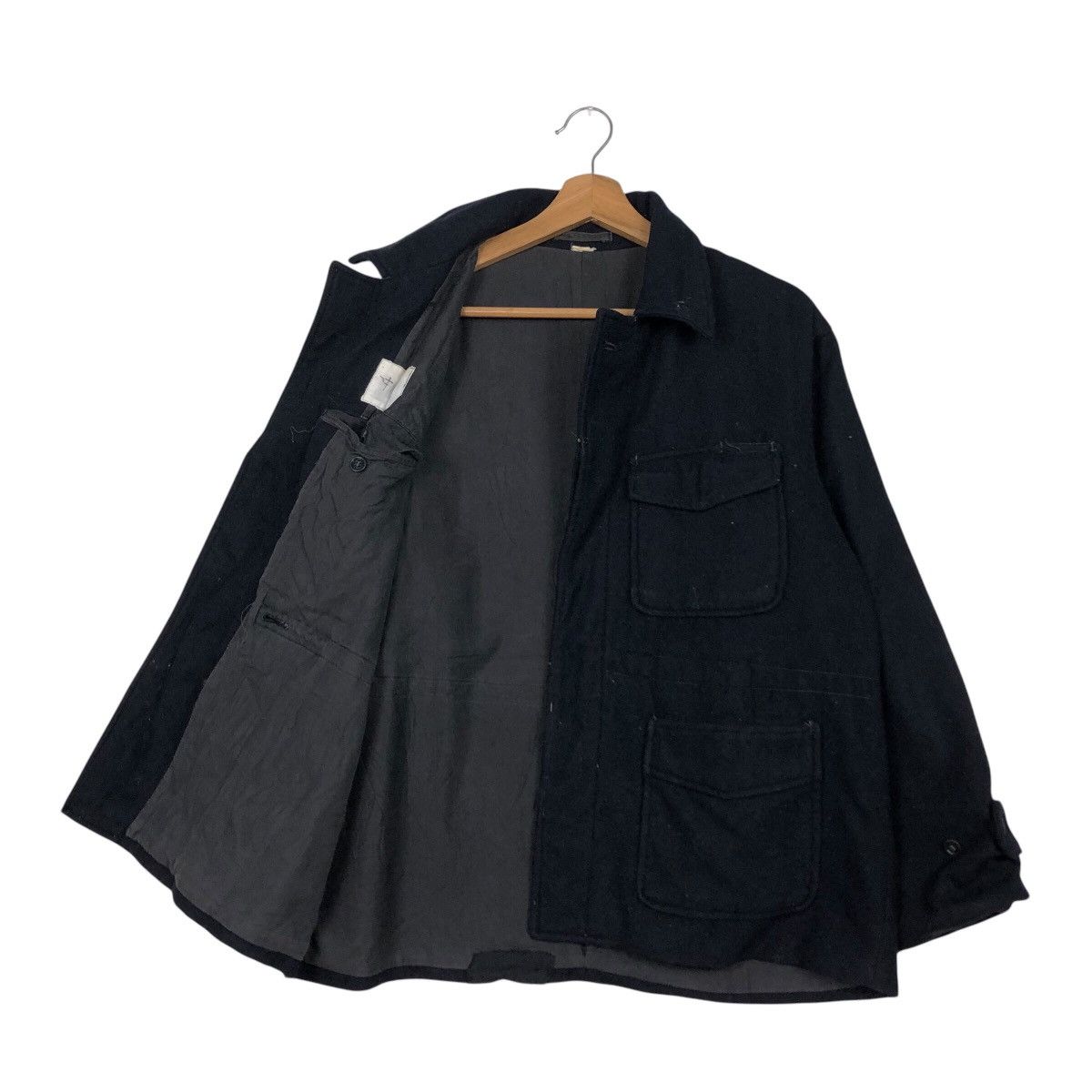Vintage 📌Vintage Military Chore Work Jacket Army Collections WWII Size US M / EU 48-50 / 2 - 12 Thumbnail