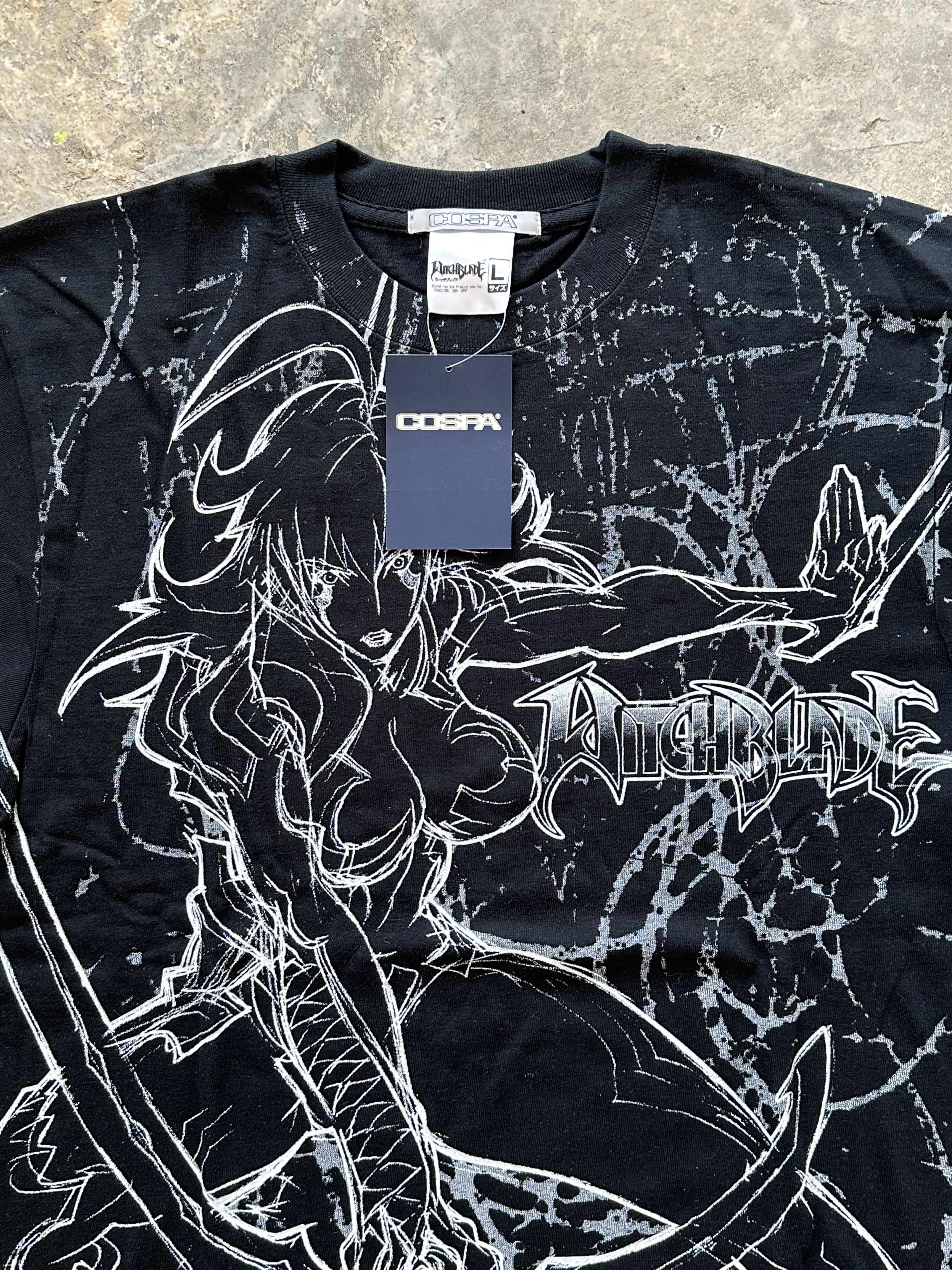 Anime Vintage 2006 COSPA Witchblade AOP T-shirt Size US L / EU 52-54 / 3 - 2 Thumbnail