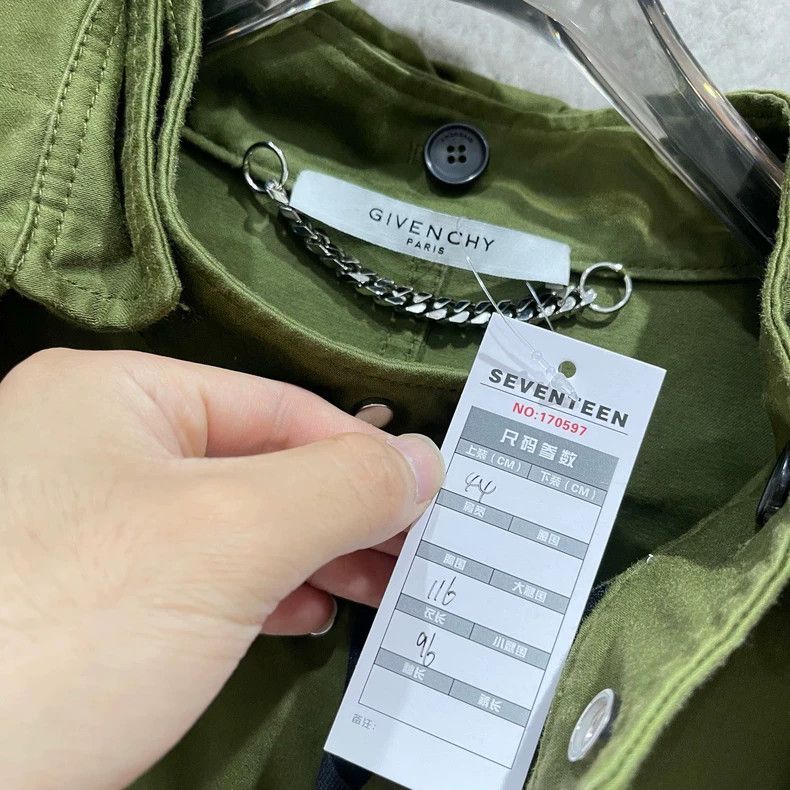 Givenchy Givenchy Size44 Wing Army Green Coat, Size 44 Size US M / EU 48-50 / 2 - 8 Thumbnail