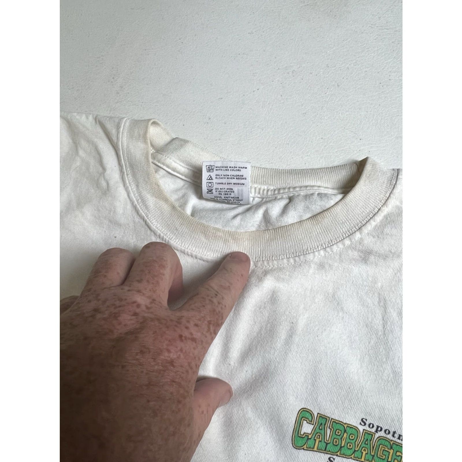 Anvil VTG Sopotnick's Cabbage Patch BIKE WEEK 2000 T-Shirt XL Sleeveless Men White Anvil Cotton Crew Neck Biker Pocket Vintage Size US XL / EU 56 / 4 - 6 Thumbnail