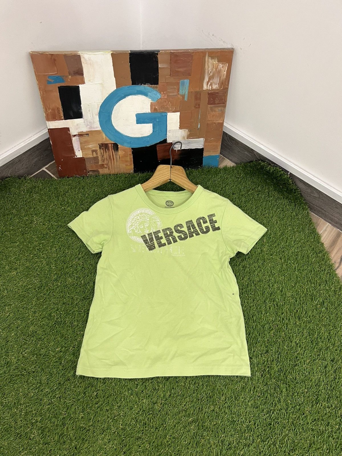 Versace Jeans Couture Versace Jeans Couture Big Logo T-Shirt Y2K Size S / US 4 / IT 40 - 1 Thumbnail
