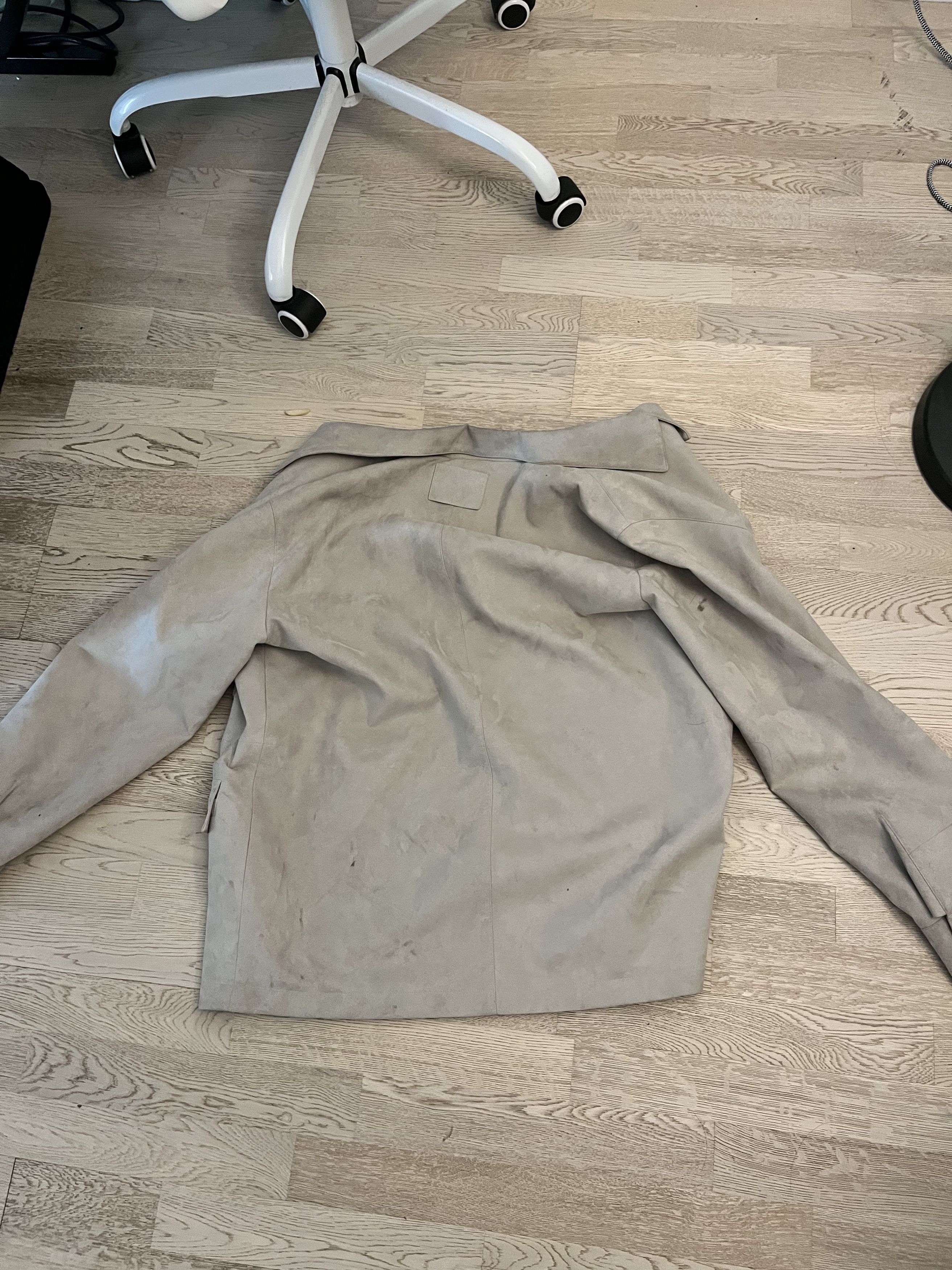 System Beige Faux-Suede Jacket Size US M / EU 48-50 / 2 - 2 Thumbnail