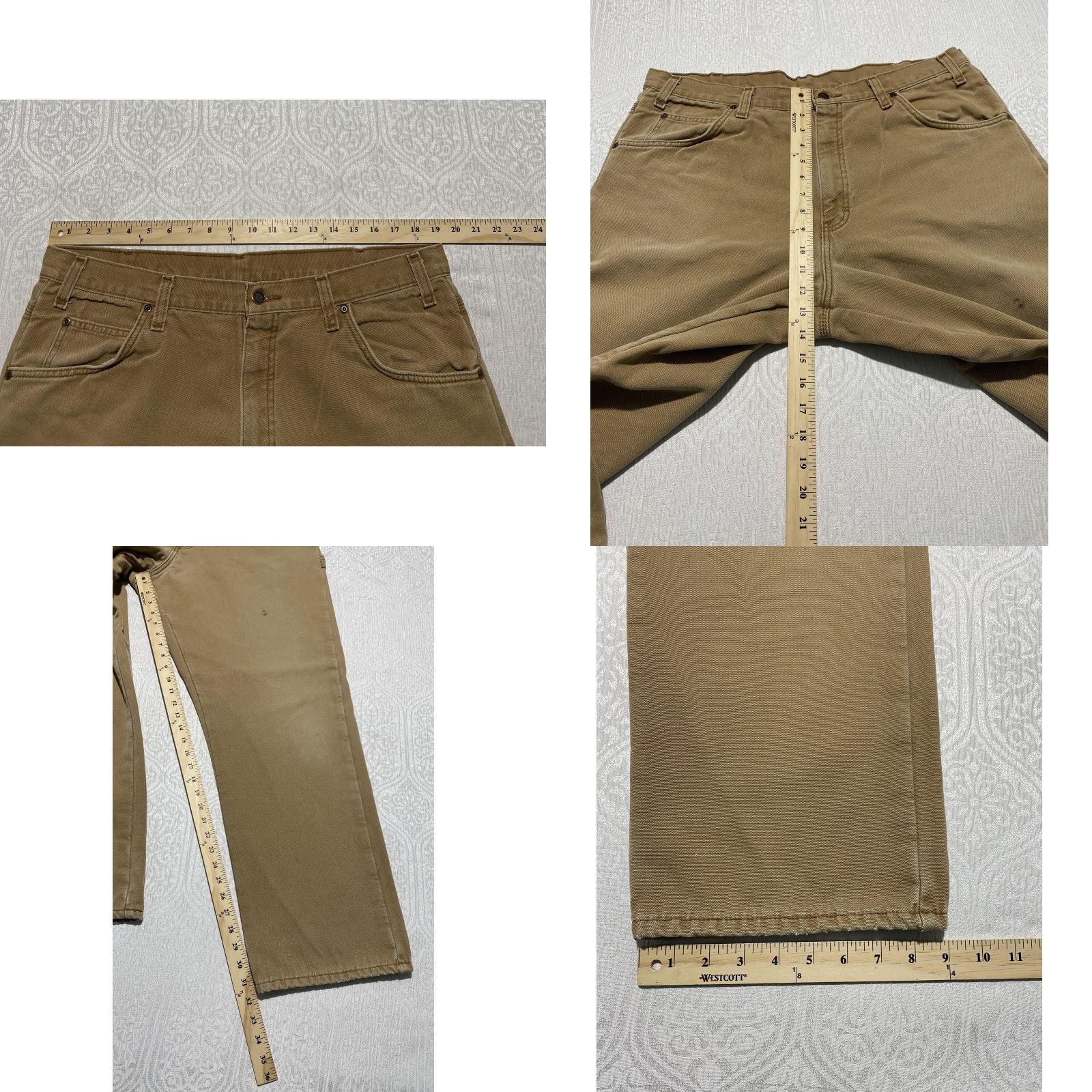 Dickies Dickies Carpenter Pants Mens 38x32 Brown Duck Canvas Workwear DU258 Lined Insulated Pockets Size US 38 / EU 54 - 9 Thumbnail
