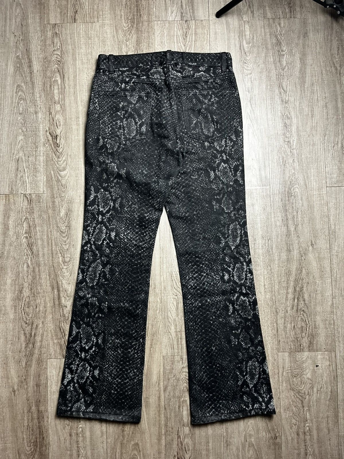 Japanese Brand × Rockstar Games Snake pattern boot cut jeans Size US 30 / EU 46 - 6 Thumbnail