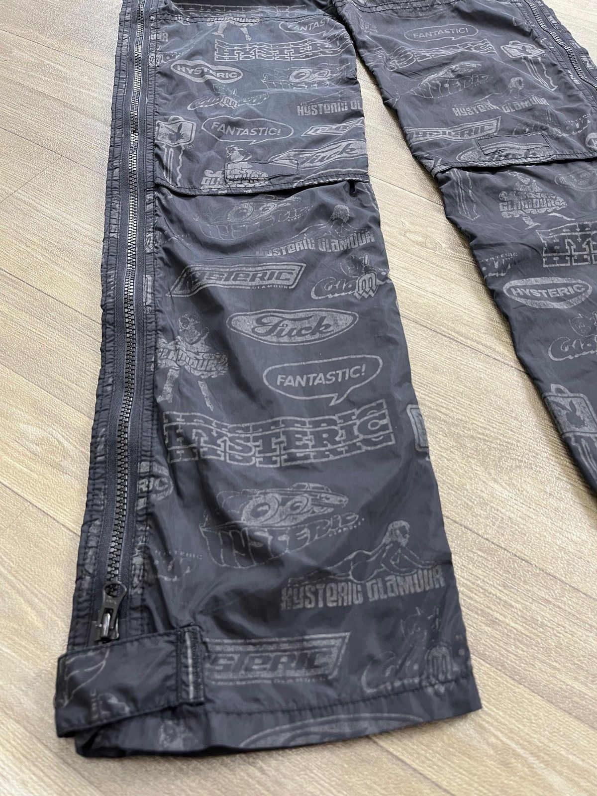 Hysteric Glamour Vintage 90's Hysteric Glamour Fullprint Nylon Pants Size US 27 - 4 Thumbnail