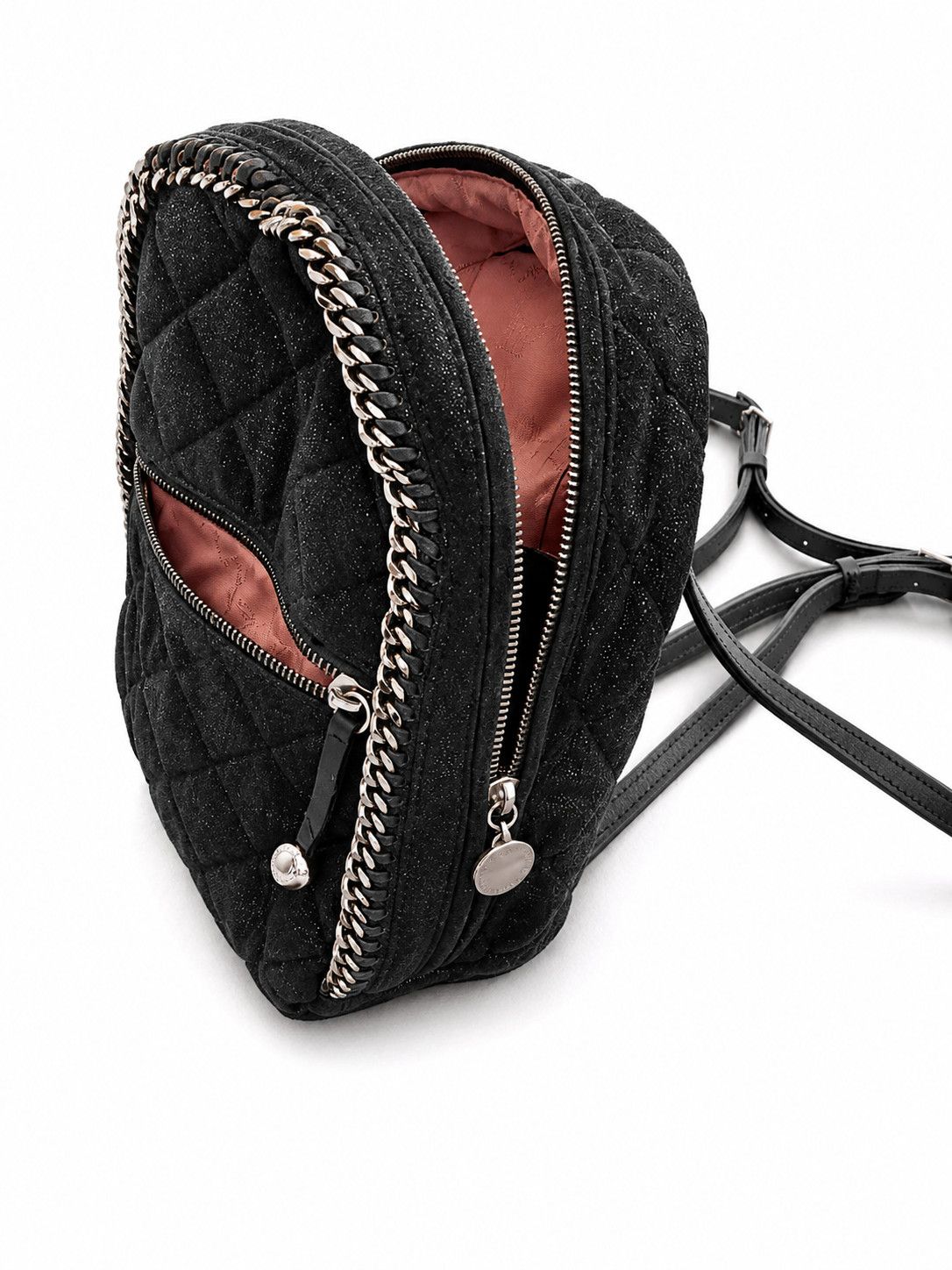 Stella McCartney Stella McCartney Falabella Black Vegan Leather Backpack Size ONE SIZE - 8 Thumbnail