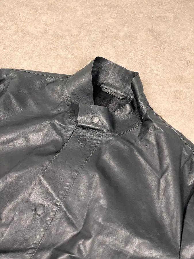 Emporio Armani FW2013 Emporio Armani Pure Grey Leather Jacket Size US M / EU 48-50 / 2 - 5 Thumbnail