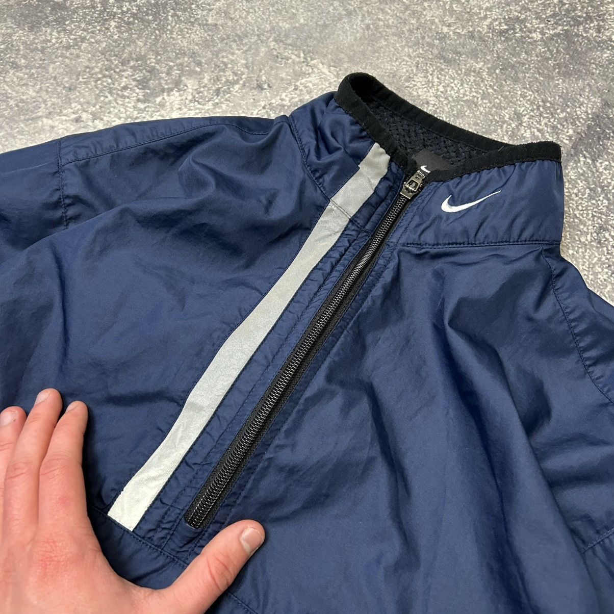 Nike Vintage Nike Small Swoosh 90’s Nylon Anorak jacket Size US S / EU 44-46 / 1 - 6 Thumbnail