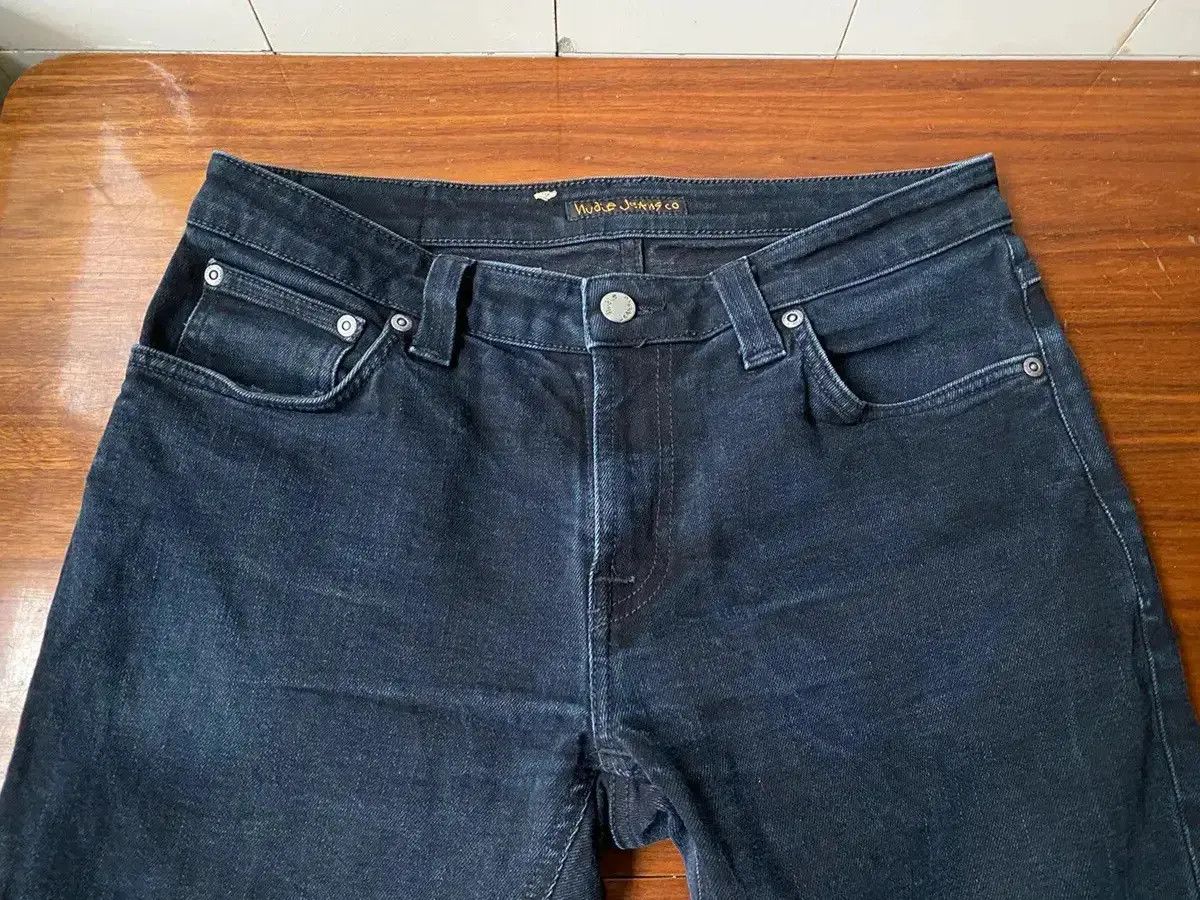 Nudie Jeans Nudie Jeans Skinny Lin Black Black jeans size W 32 L 32 Size US 32 / EU 48 - 7 Thumbnail