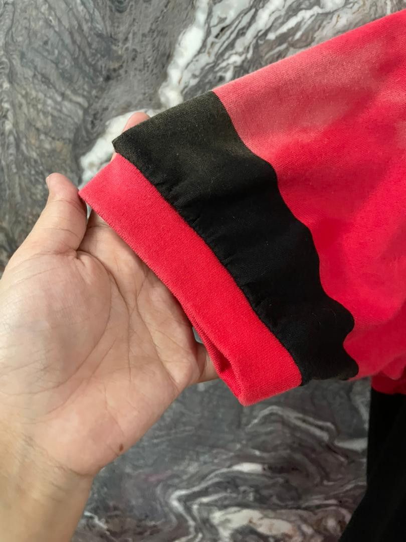 Asics Asics Japan 🇯🇵 long sleeve T-shirt red black made in japan Size US L / EU 52-54 / 3 - 8 Thumbnail