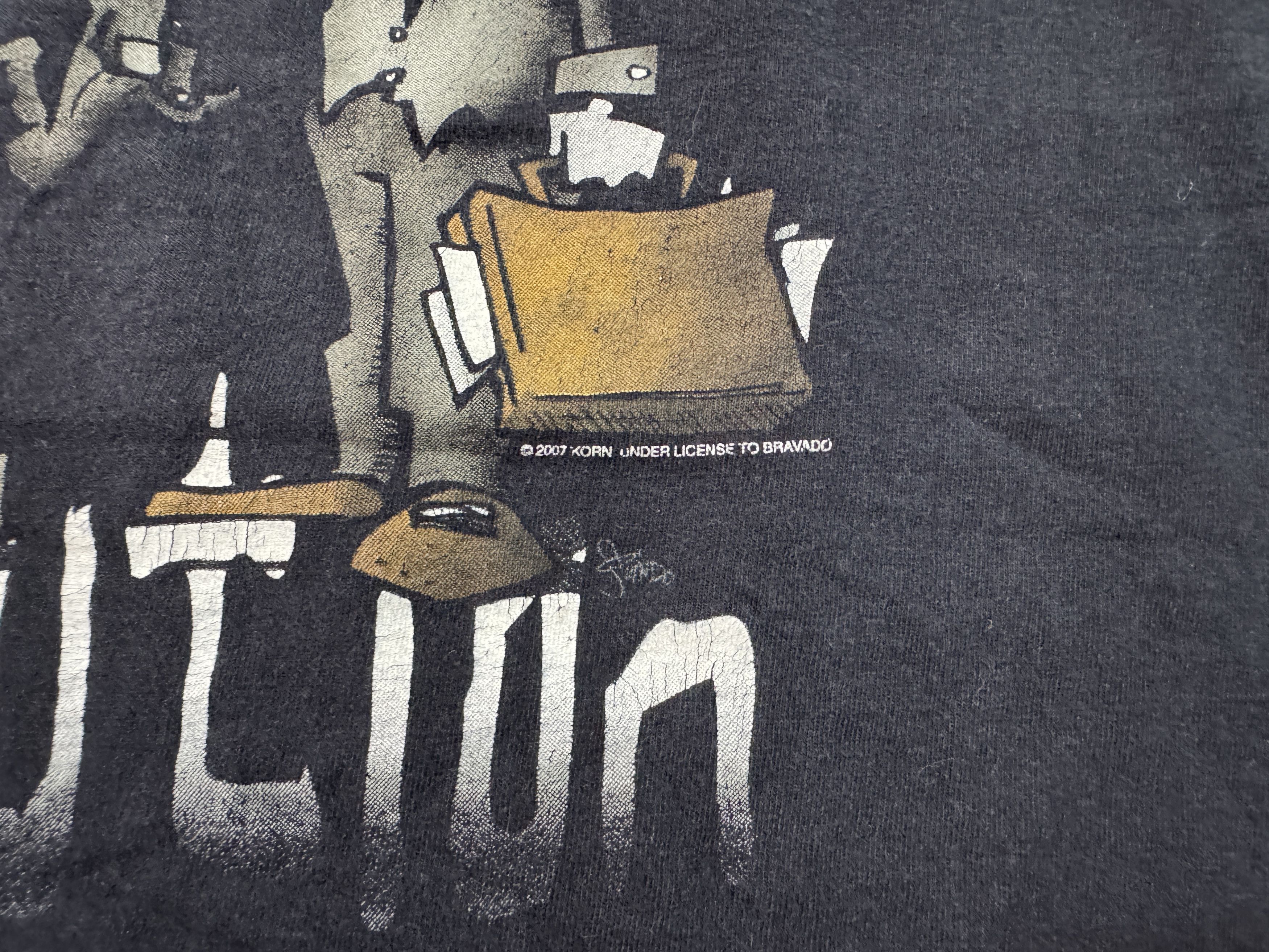 Band Tees Vintage 2007 Korn Evolution T-shirt Size US L / EU 52-54 / 3 - 3 Thumbnail