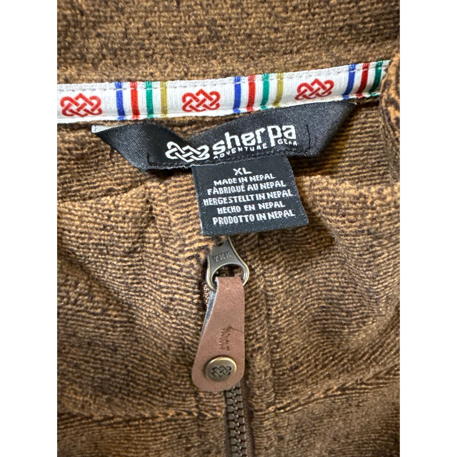 Other Sherpa Adventure Gea 3/4 Zip Fleece Hiking Jacket Brown Size US XL / EU 56 / 4 - 6 Thumbnail