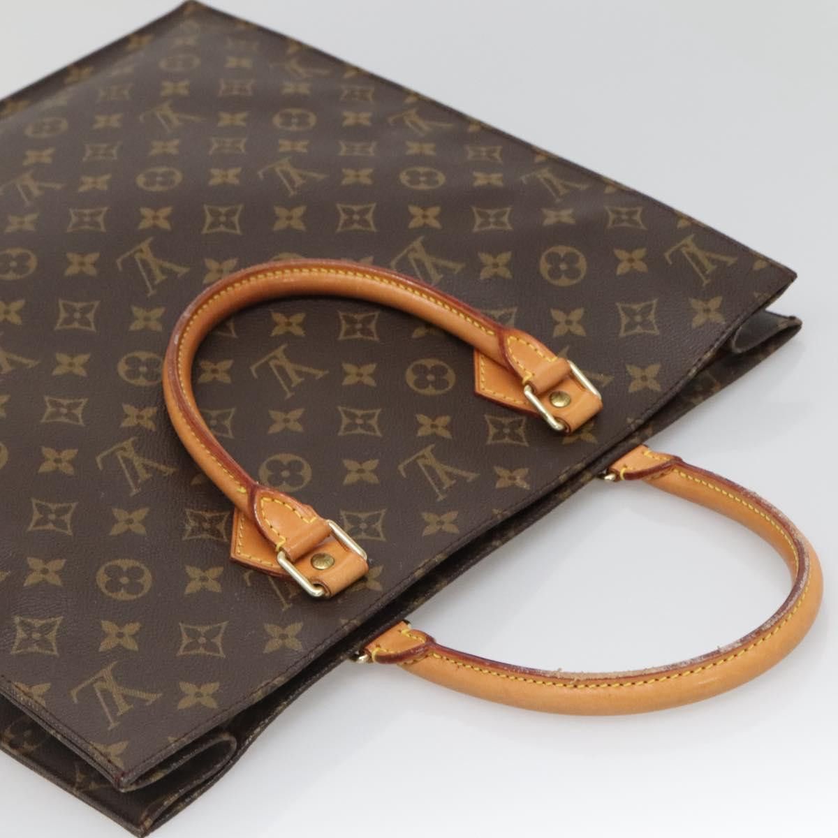 Louis Vuitton LOUIS VUITTON Monogram Sac Plat Hand Bag M51140 Size ONE SIZE - 6 Thumbnail