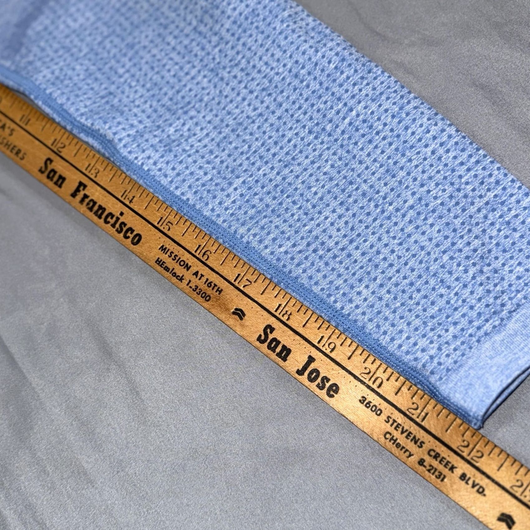 Gymshark Gymshark Leggings Womens Small Blue Energy Seamless High Rise Textured Yoga Size 28" / US 6 / IT 42 - 7 Thumbnail