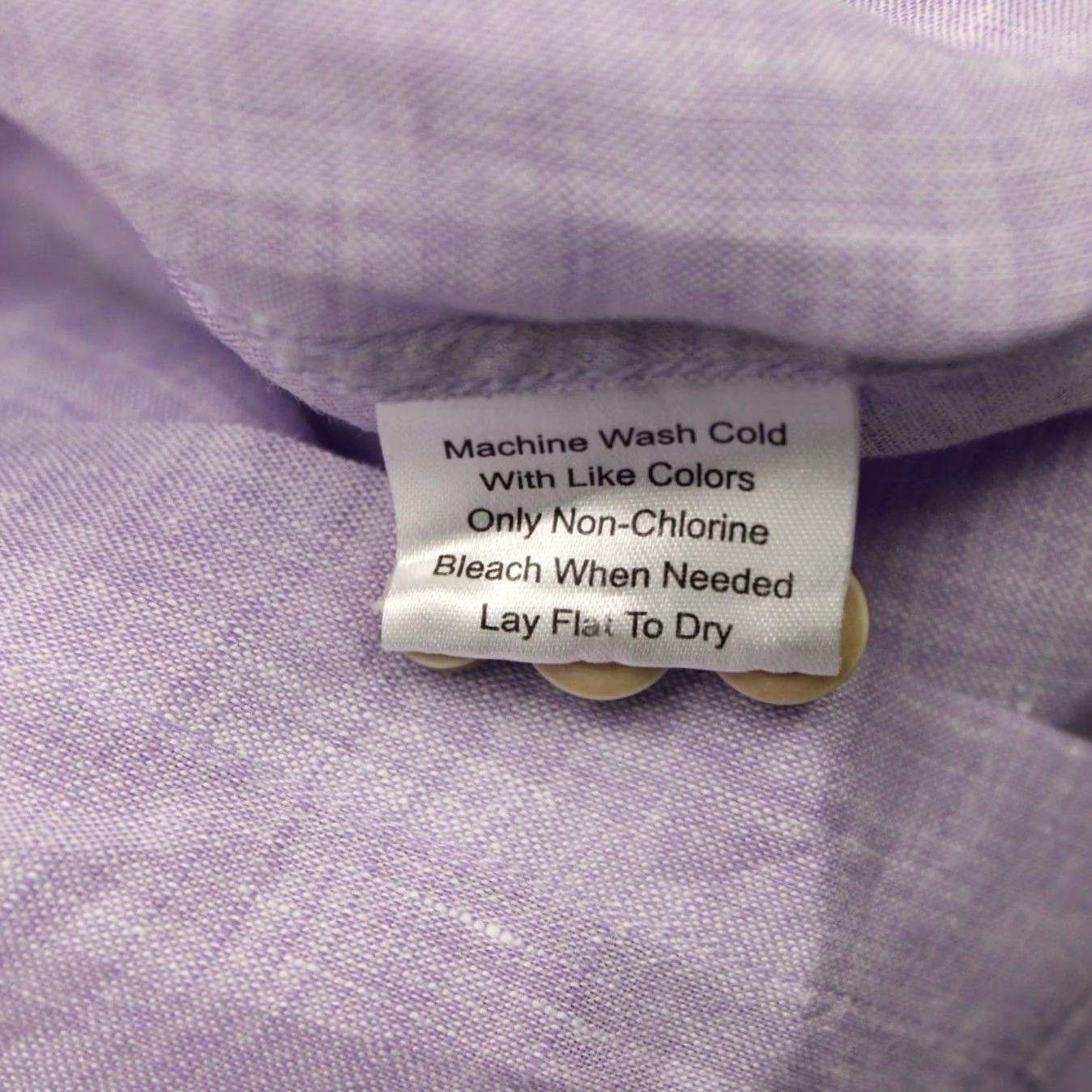 Joseph Abboud Joseph Abboud Shirt Mens 2XL Purple 100% Linen Long Sleeve Button Up Size US XXL / EU 58 / 5 - 6 Thumbnail